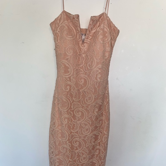 Streetwear Society peach/pink strapless lace - Picture 1 of 7